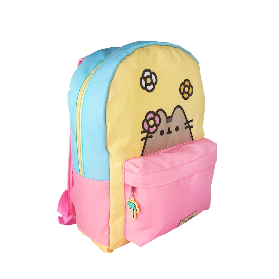 image 1 of Pusheen Kids School Backpack with Front Zip Pocket & Adjustable Padded Straps, 36cm x 27cm