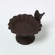 image 2 of Homescapes Cast Iron Decorative Round Bird Bath with Bird Decoration