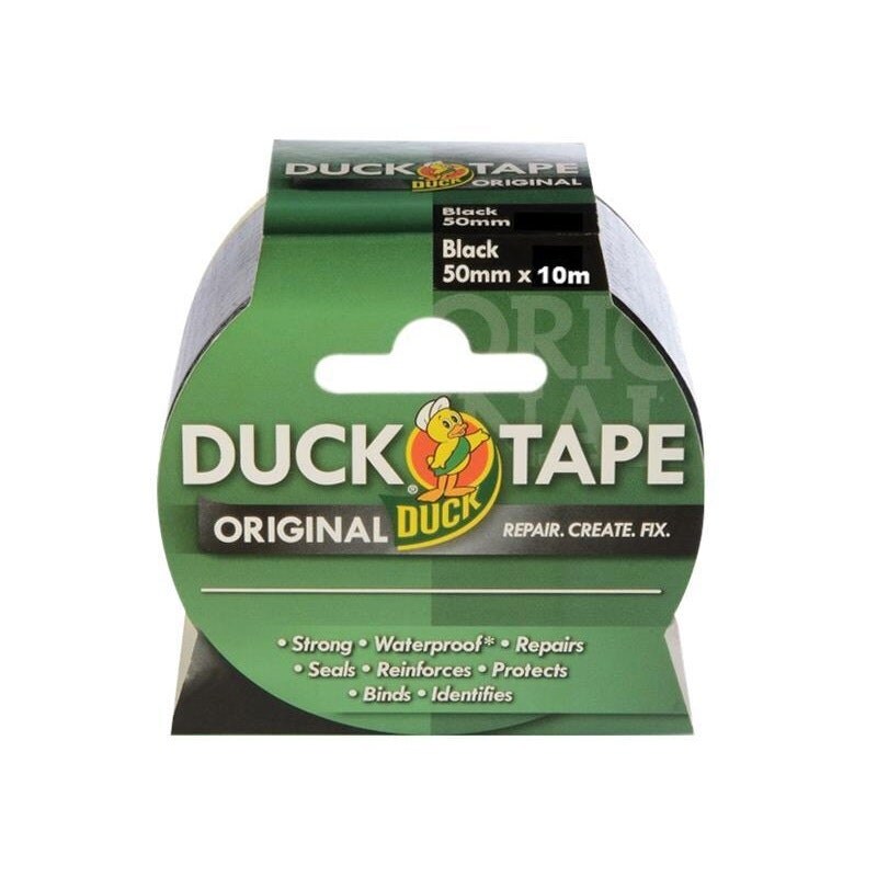 Shurtape Duck Tape Original - Black - 50mm x 10m Black