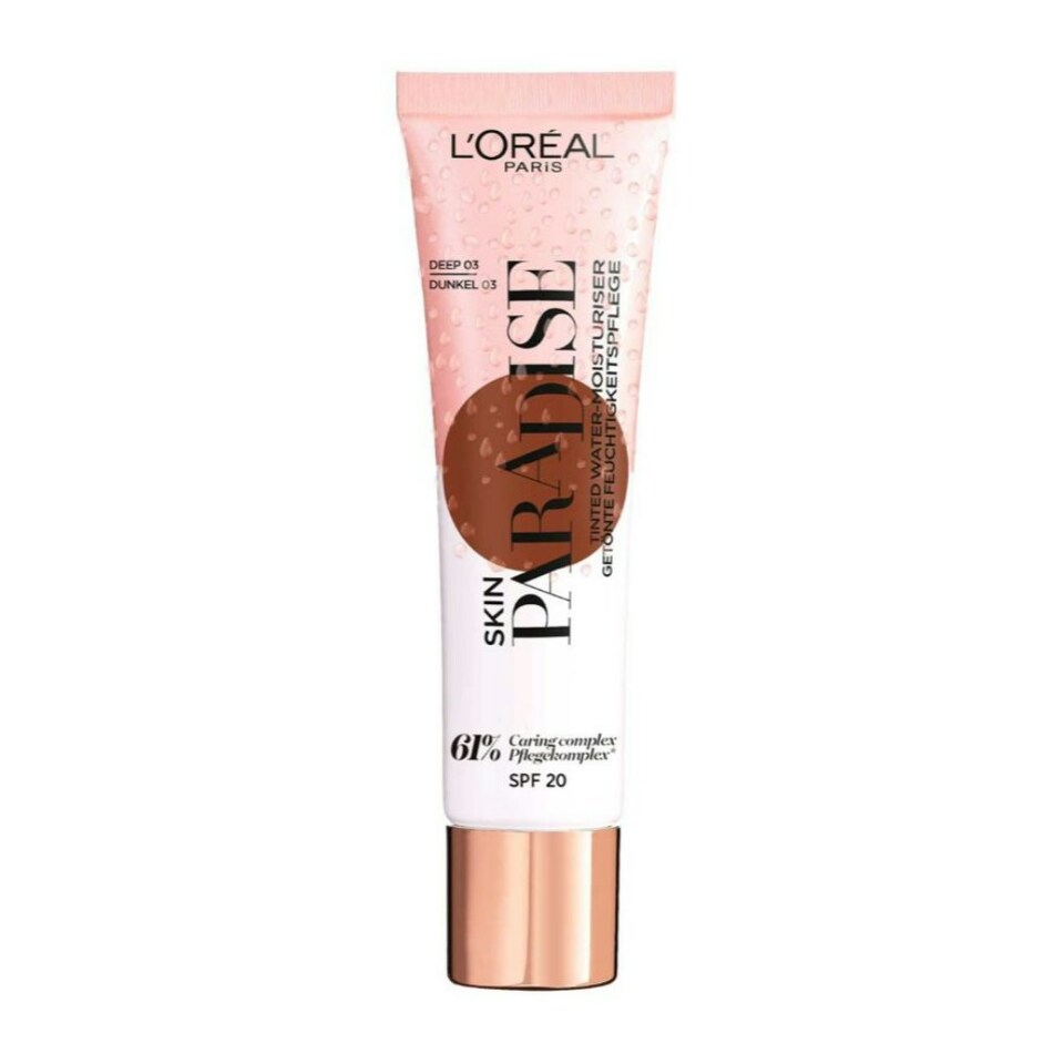image 1 of L'Oreal Paris Skin Paradise Tinted Water Moisturiser Spf 20 30ml - 03 Deep
