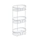 image 3 of Showerdrape Dante White Steel Floor Bathroom Caddy Storage | White | 1