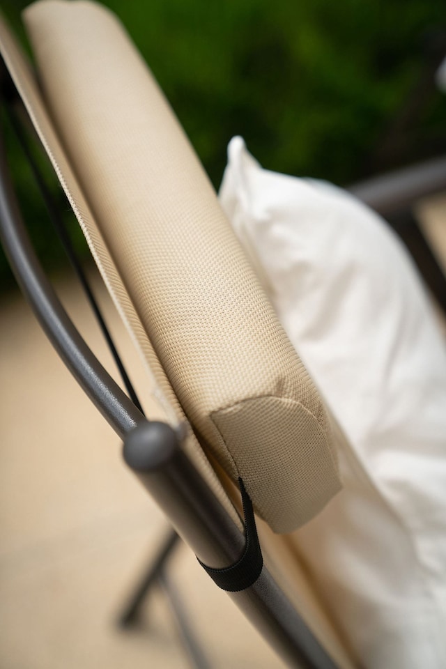 image 1 of 4 Seater Dining Set Garden Furniture With Parasol Reclining Chairs Glass Table In Mocha