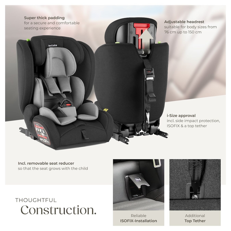 image 1 of Car Seat Emely - for children, 5-point harness, i-size approval, with ISOFIX