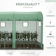image 4 of Outsunny Garden Plant Tomato Growth Greenhouse W 2 Doors 4 Windows 3 x 1 x 2m