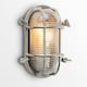 image 3 of ValueLights Nautical Silver Frosted Lens IP64 Rated Outdoor Garden Metal Wired Wall Light