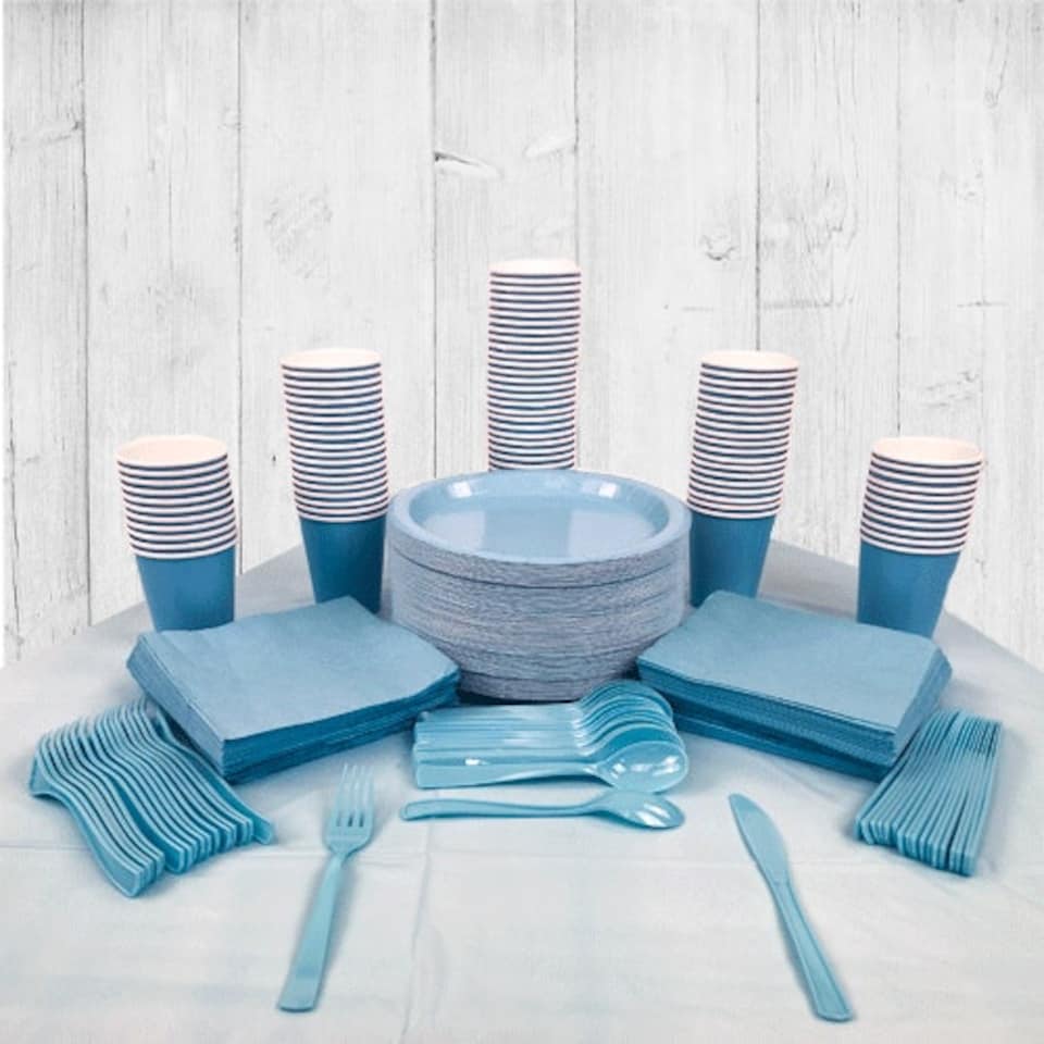 Baby Blue 98 Person Party Pack
