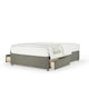 image 1 of Majestic 1000 Pocket Sprung Slate Linen 2 Drawer Divan Set Single