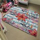 image 4 of Bouquet of watercolor tiger lilies (Rug) Multi | Large: 140x200cm
