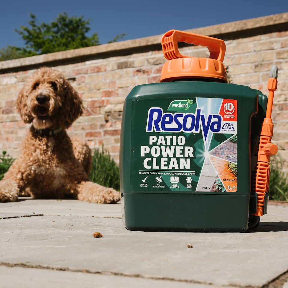 image 1 of Resolva Xtra Clean and Path and Drive Weedkiller Bundle | Green | Green | 2 x 5L Power Pump
