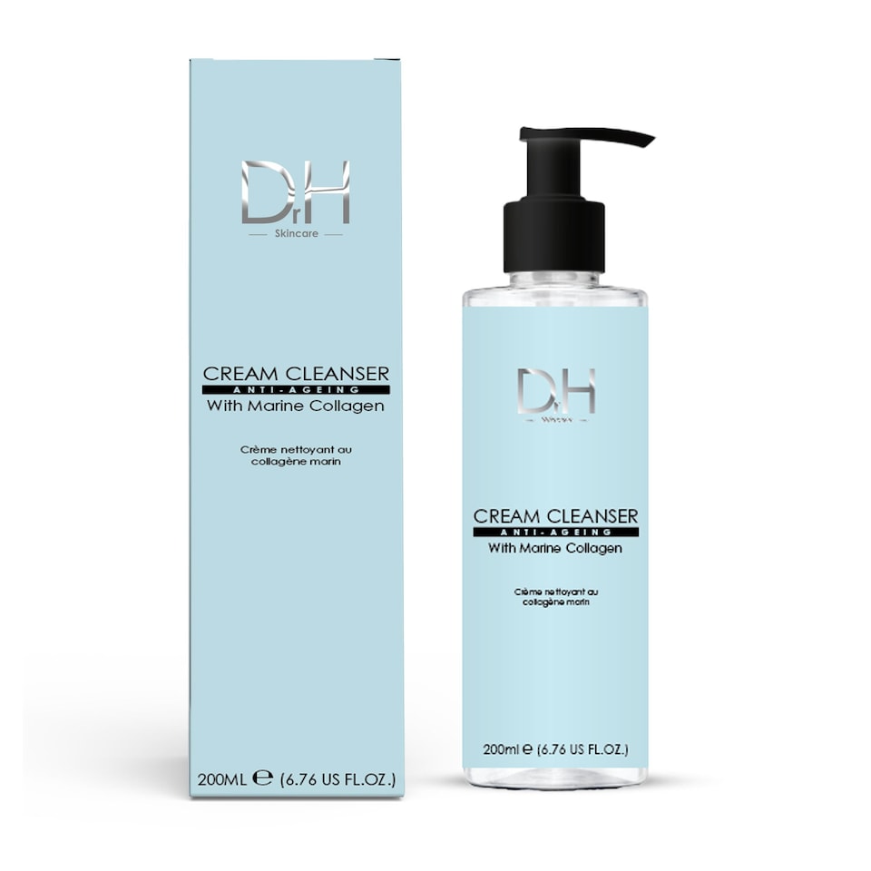 image 1 of Dr H Cream Cleanser with Marine Collagen 200ml