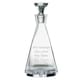 image 1 of Personalised Engraved 750ml Handmade Bubble Base Pyramid Decanter