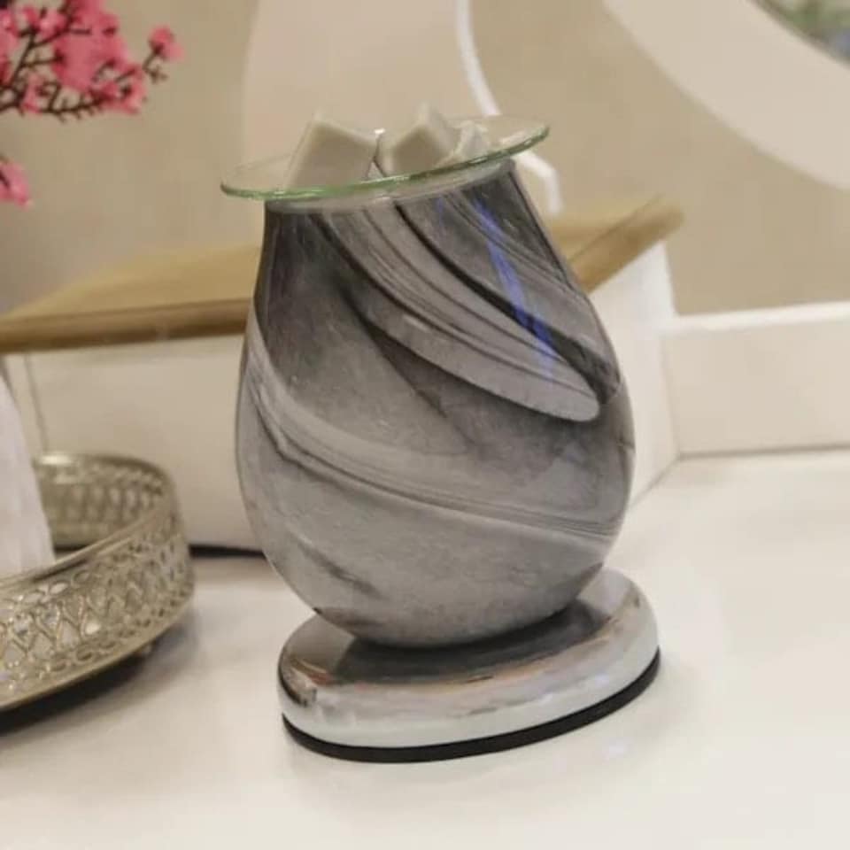image 1 of Aroma Swirl Electric Wax Melter 16cm | Purple | One Size