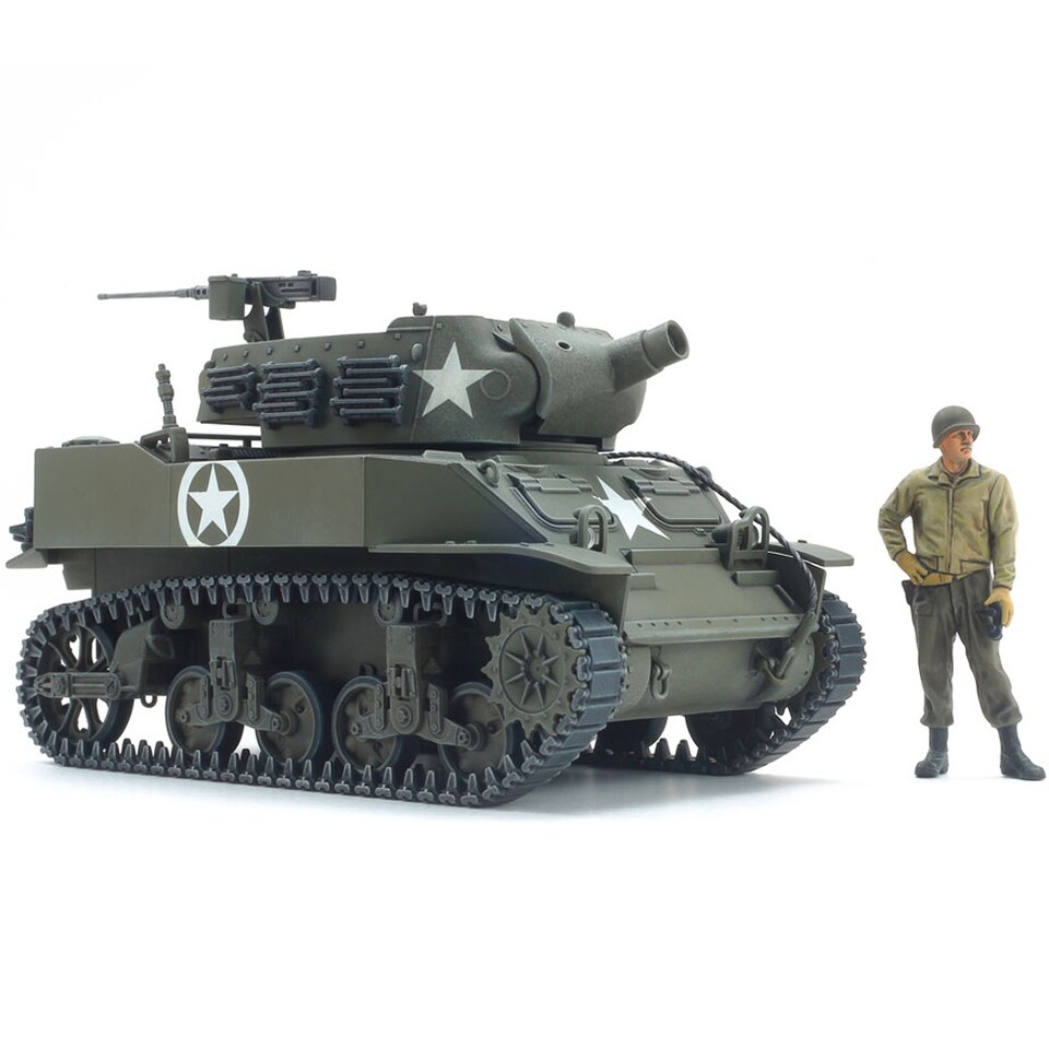 image 1 of Tamiya M8 U.S. Howitzer Motor Carriage Military Vehicle Model Kit Scale 1-48