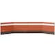 image 1 of Outsunny Camping Windbreaks with Clear Windows, 725 x 140cm | Orange | Orange, Khaki, Clear | 725 x 140 cm