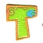Assorted Colours: Letter T