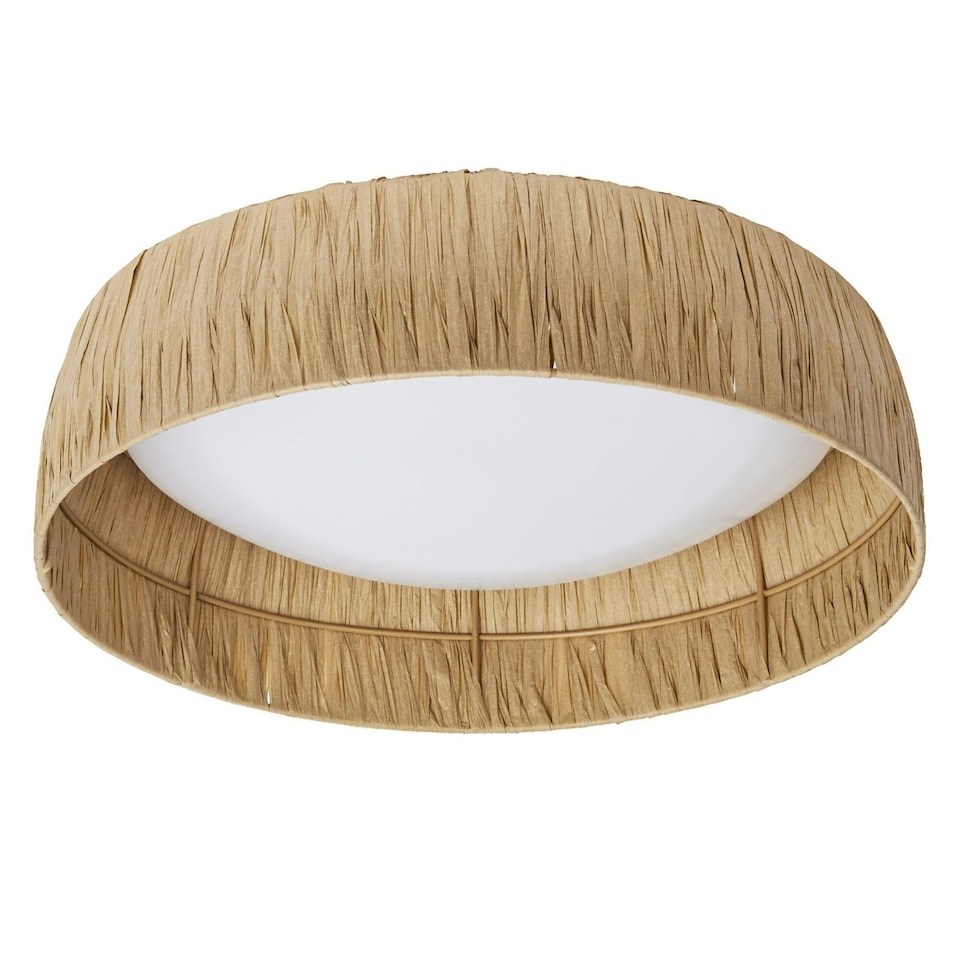 image 1 of Osram Decor Bamboo Paper Ceiling Light 400 18W 830 Brown Brown