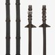image 1 of LeMieux Soft Rubber Reins with Stoppers Silver | Cob