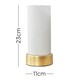 image 2 of ValueLights Dimmable Brushed Gold Table Lamp and E14 Candle LED 5W Warm White 3000K Bulb
