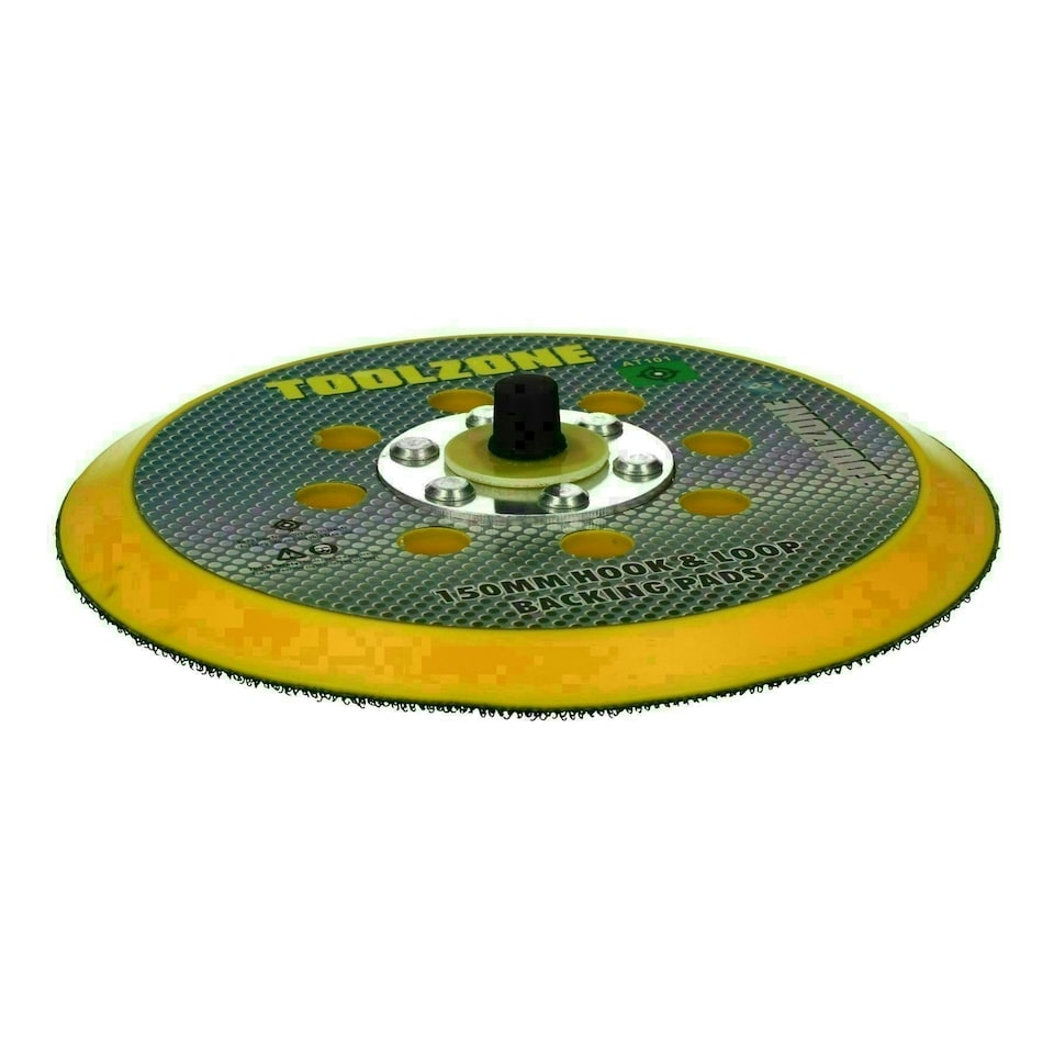 image 1 of 6" / 150mm Dual Action Hook + Loop DA Orbital Backing Pad Sander Sanding
