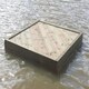 image 1 of Medium Square Duck Float, Waterfowl Platform, Floating Waterfowl Pontoon Brown | One Size