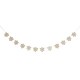 image 2 of Snowflake Wooden Party Garland Decoration 2.5m