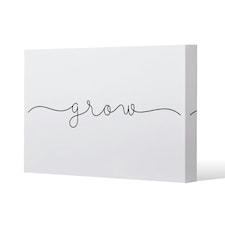 Text Glow (Canvas Print) 77 x 51 x 4cm