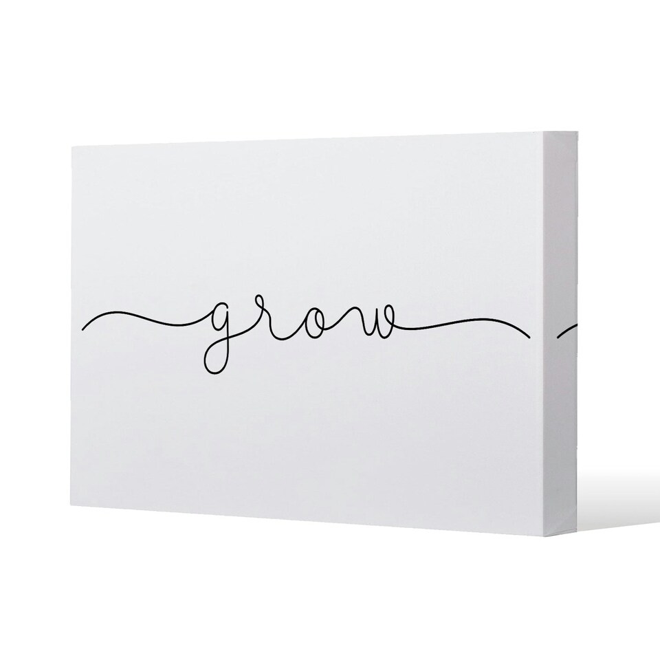 image 1 of Text Glow (Canvas Print) 77 x 51 x 4cm