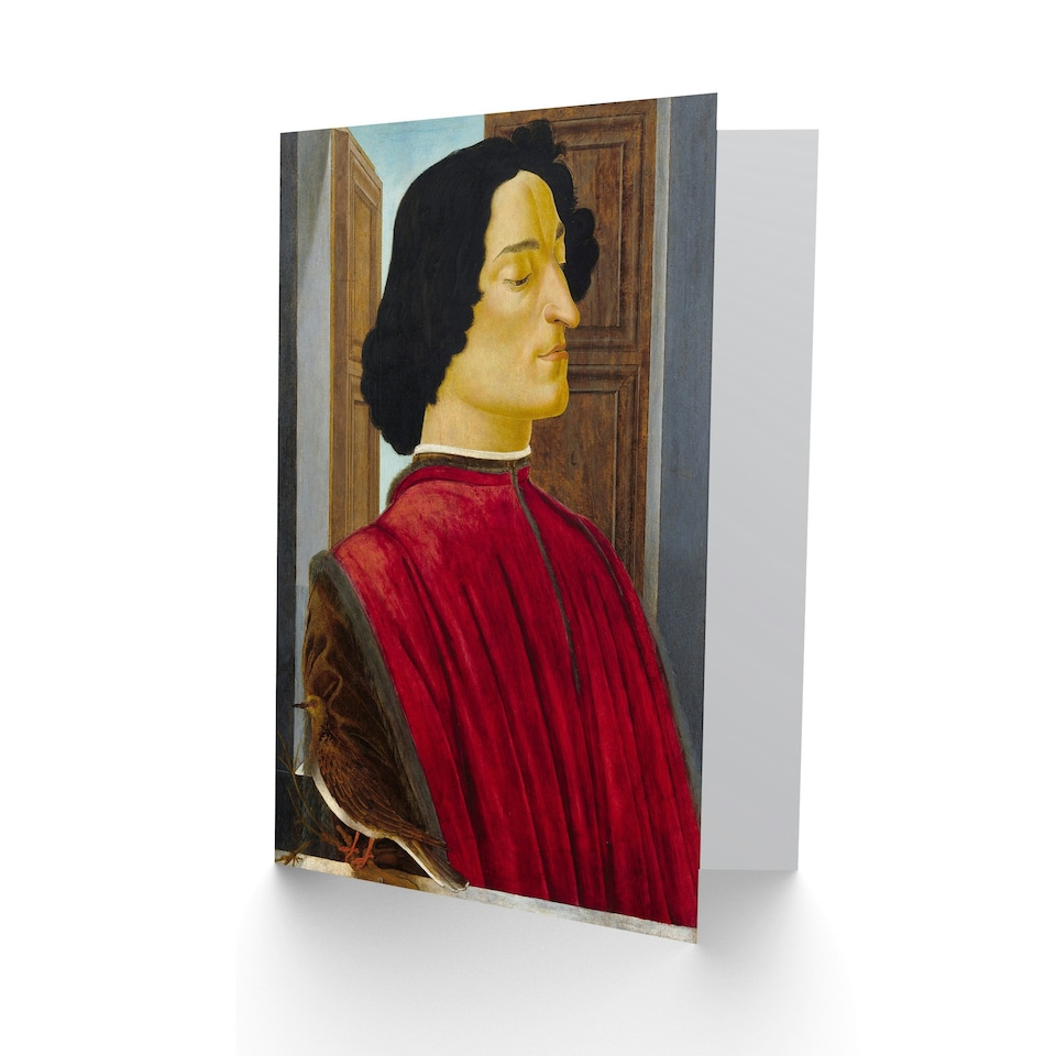 image 1 of Sandro Botticelli Art Card Giuliano de Medici Portrait