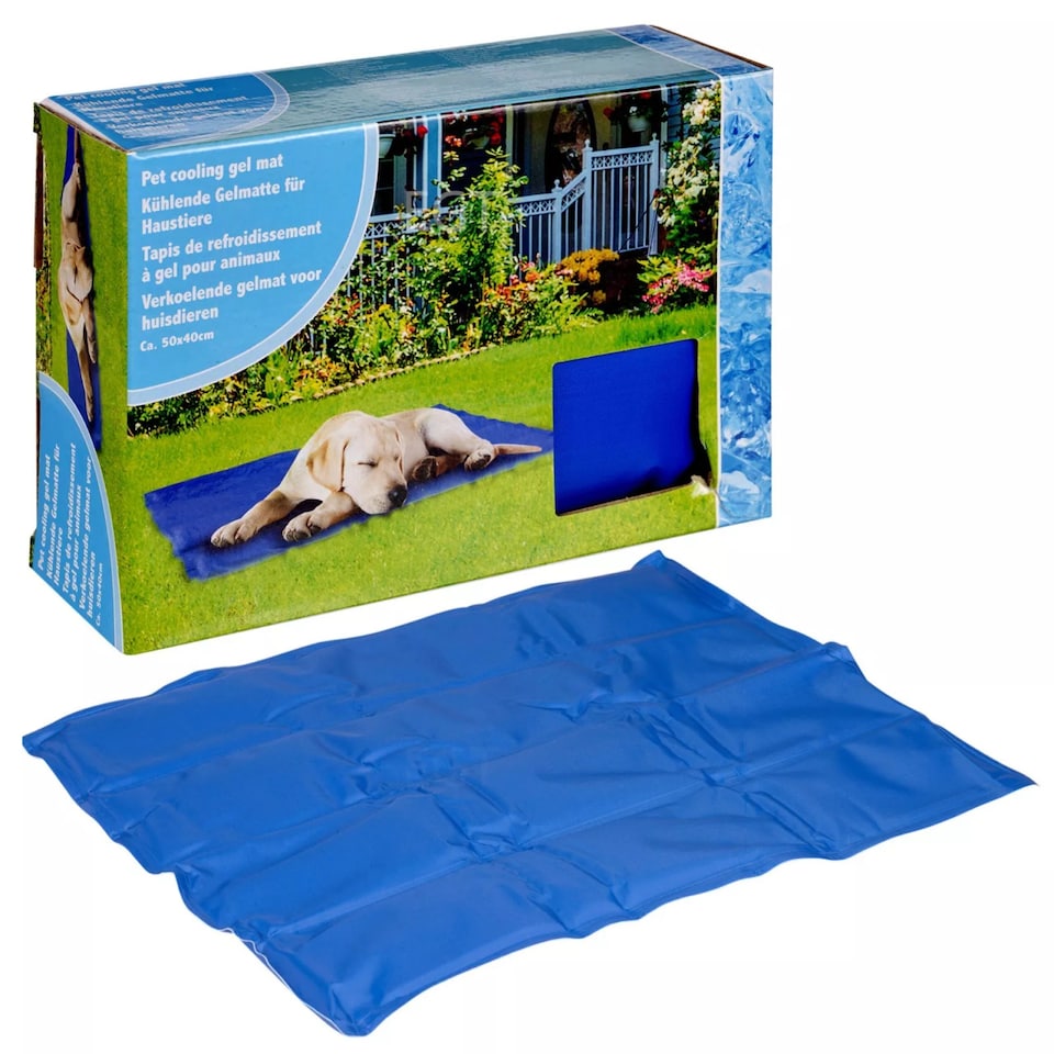 image 1 of Pet Self-Cooling Gel Mat Portable Bed