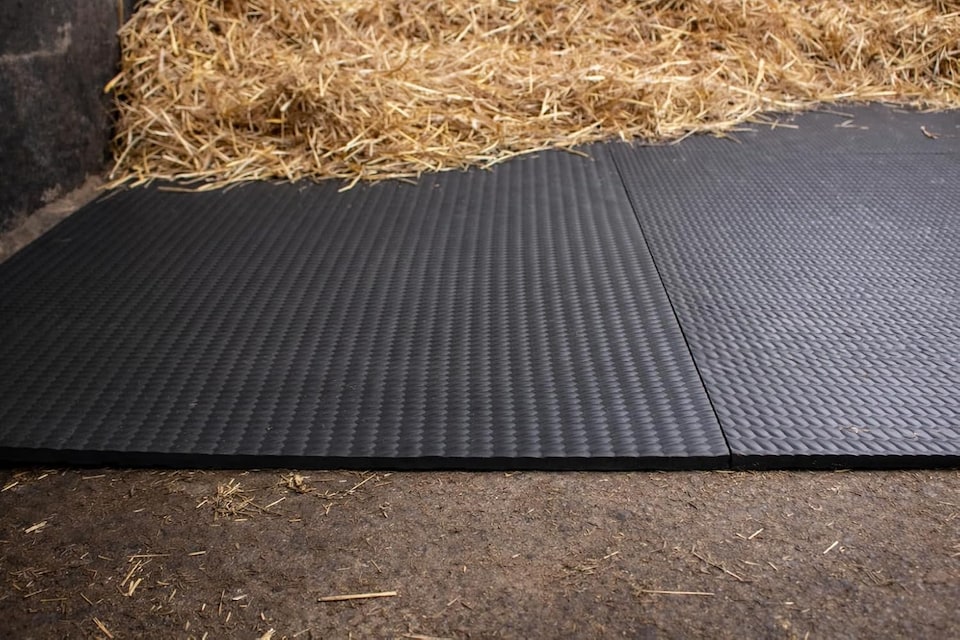 image 1 of Actiasmat EVA Horse Stable Mat – 6ft x 4ft (1.82m x 1.22m), 34mm Thick, Straight Edge Design