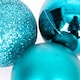 image 3 of Christmas Tree Decorations Baubles teal blue 5cm-18pcs set-pvc