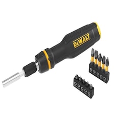 Dewalt - Full Fit Telescoping Multi-bit Ratcheting Screwdriver + 10 Bits