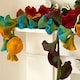image 3 of Felt Flower Garland