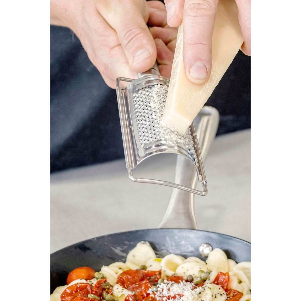 image 1 of KitchenCraft Grater Silver Stainless Steel Curved