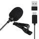 image 1 of USB-C Lavalier Lapel Microphone Clip-On Omnidirectional Recording - Daffodil MCP150