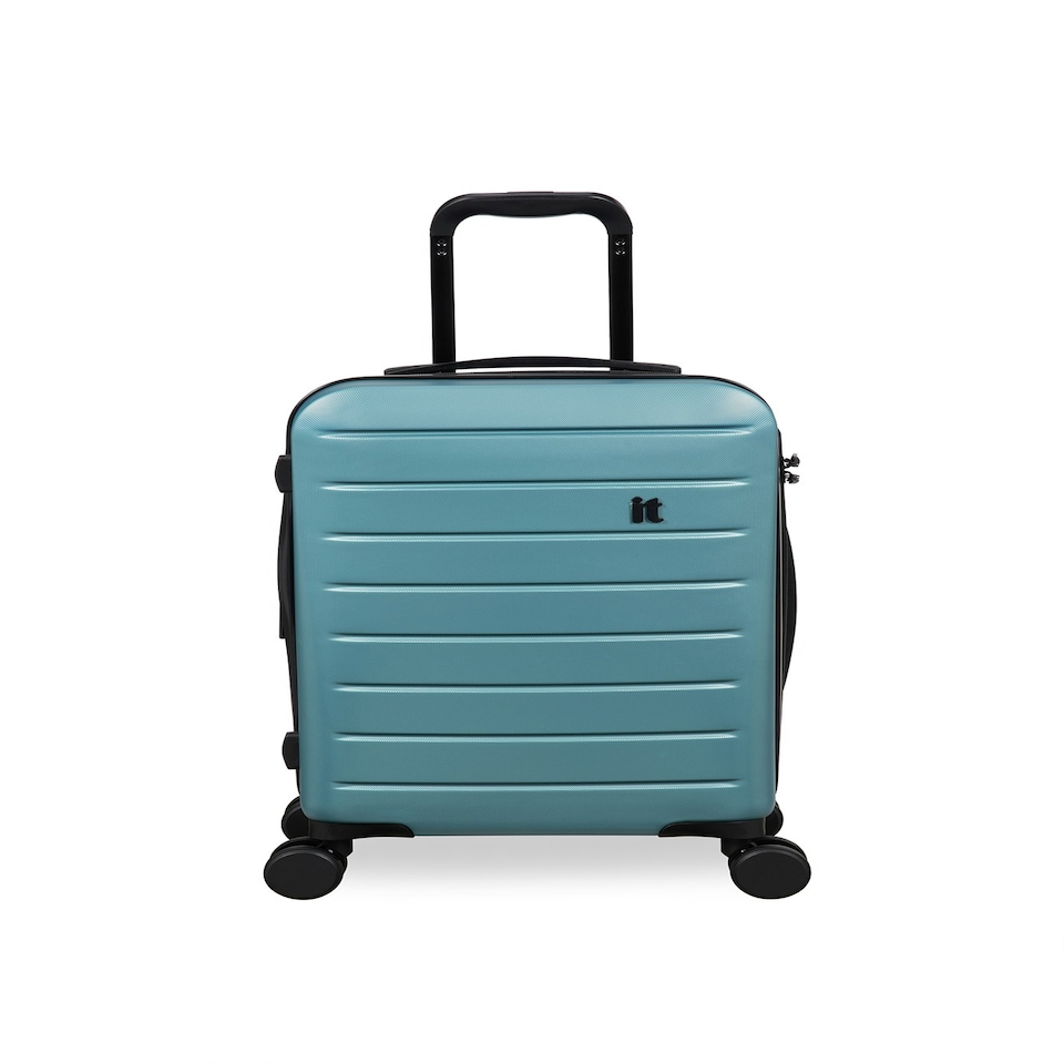 image 1 of IT Luggage Legion Smoke Blue Expandable Cabin Suitcase with TSA Lock Blue | Cabin Bag