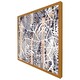 image 5 of Grunged print (Picture Frame) White | M