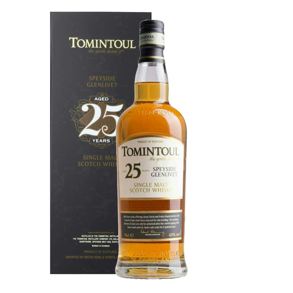 image 1 of Tomintoul 25 Years Whisky