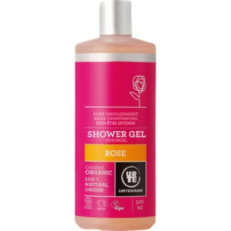 Rose Shower Gel, Organic 500ml (Urtekram)