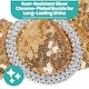 image 6 of Sequin Chair Sashes Stretch Spandex Chair Bands with Silver Buckle - 10pcs