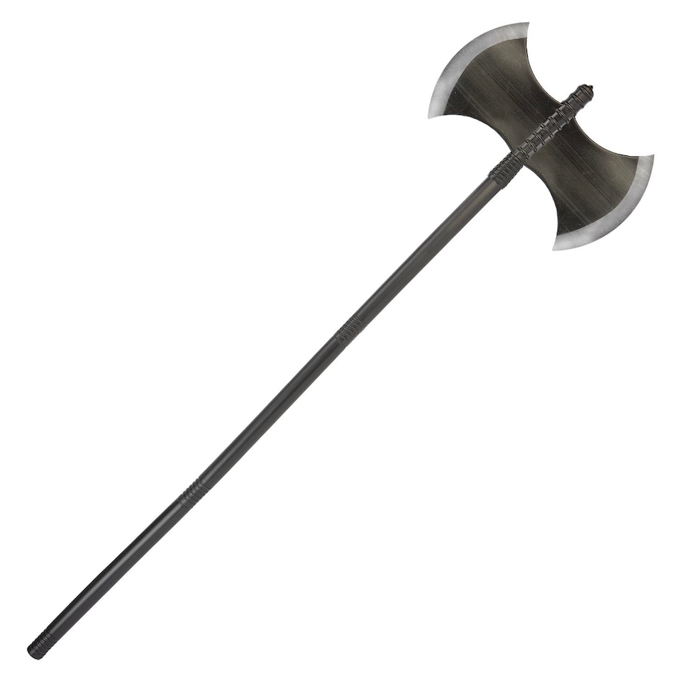 vfm-estore Halloween Double Headed Axe Prop - Grey, 98cm x 30cm