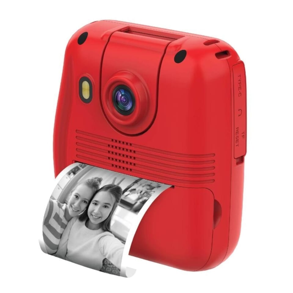 image 1 of Groov-e GVCM02RD Kids HD Digital Printing Camera - Red
