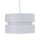 image 3 of Pair of White Layered Easy Fit Light Shades | White | Large | 2