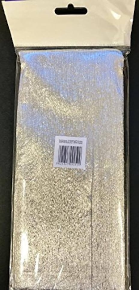 image 1 of Country Silver Crepe Paper - All Occasion . All purpose Gift 1.5m x 50cms