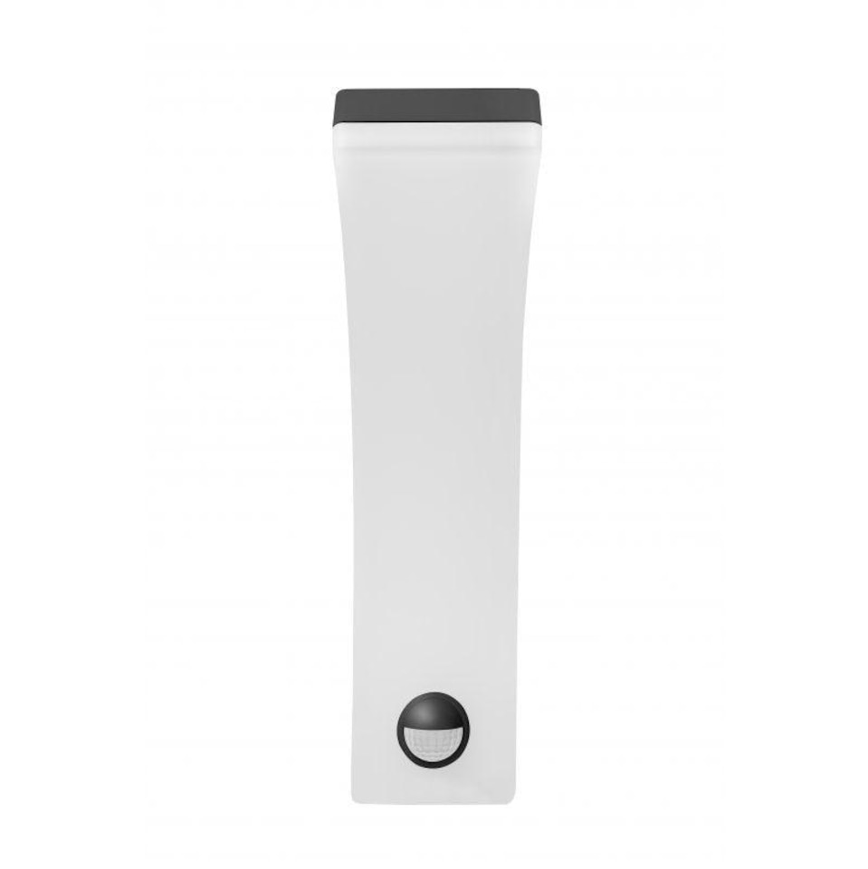 image 1 of CGC MATEO Graphite Curved LED Wall Light with PIR Motion Sensor, 20W 4000K.