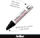 image 4 of Artline Big Nib Whiteboard Pens Bullet Tip 4 Pack Assorted