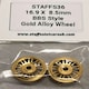 image 1 of Staffs Aluminium BBS Style Wheels in Gold 16.9x8.5mm STAFFS36