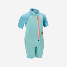 Decathlon Kids’ 2 mm Turquoise Neoprene Shorty