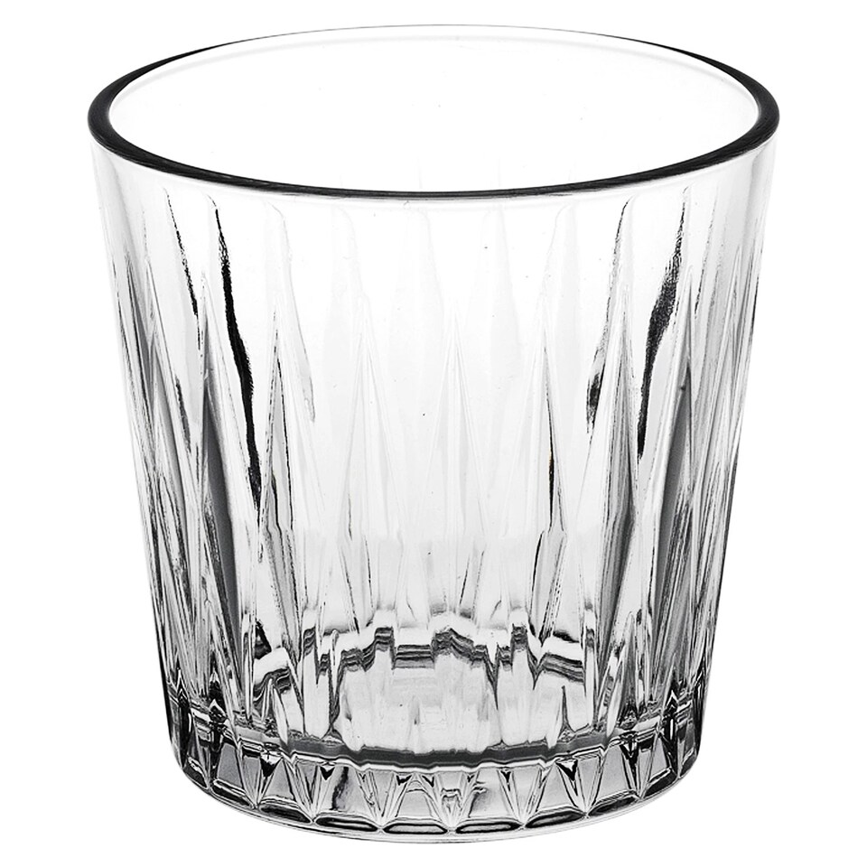 image 1 of Highball Drinking Glasses Whiskey Water Juice Tumblers 6 Set | Clear | 6x300ml Whiskey Tumblers | 300ml