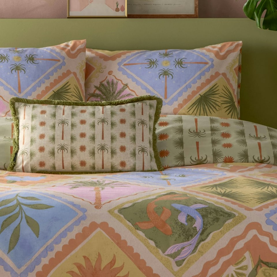 image 1 of Furn Tropicala Printed Single Duvet Set Multi | Single